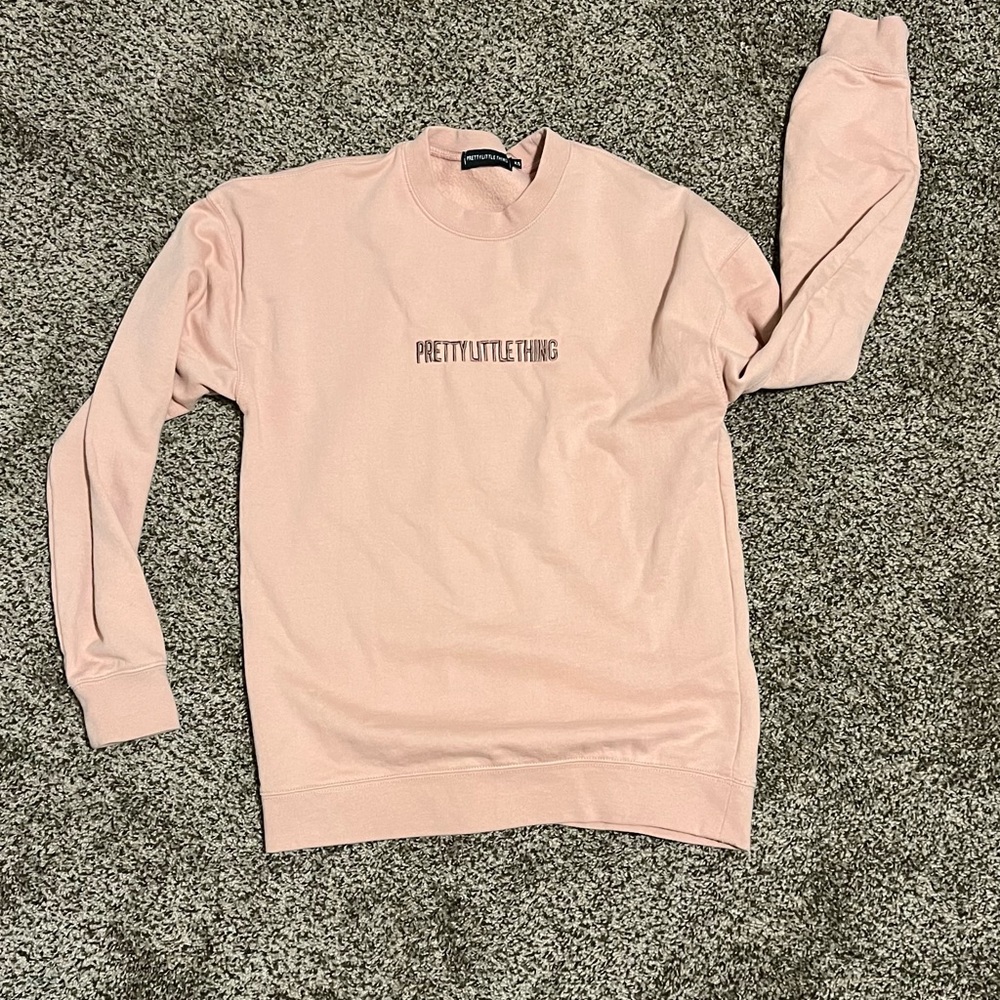 Tan Pretty Little Thing Sweatshirt Size X-Small